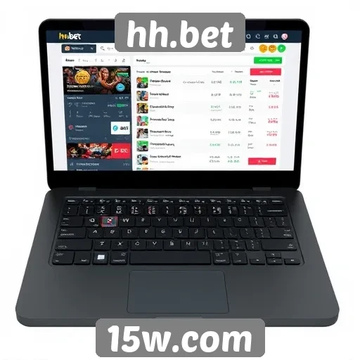 Avaliação da interface do usuário no site hh.bet